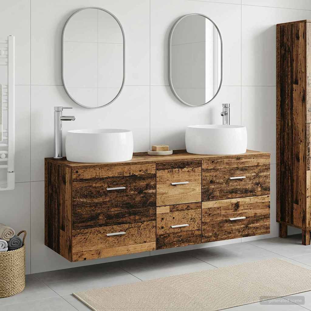 Badevrelsesmbel st 3 stk. Gammelt tr 49,5 x 44,5 x 66 cm