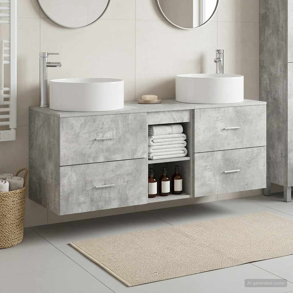 Badevrelsesmbel st 3 stk. Betongr 49,5 x 44,5 x 65,5 cm