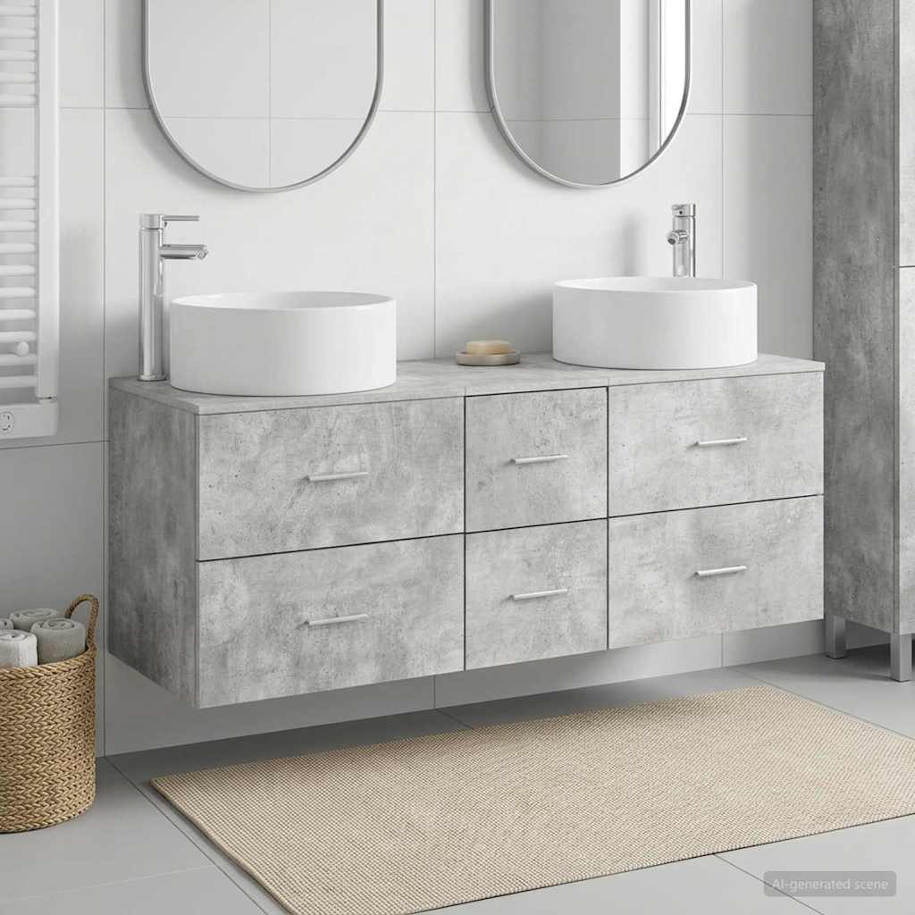 Badevrelsesmbel st 3 stk. Betongr 49,5 x 44,5 x 65,5 cm