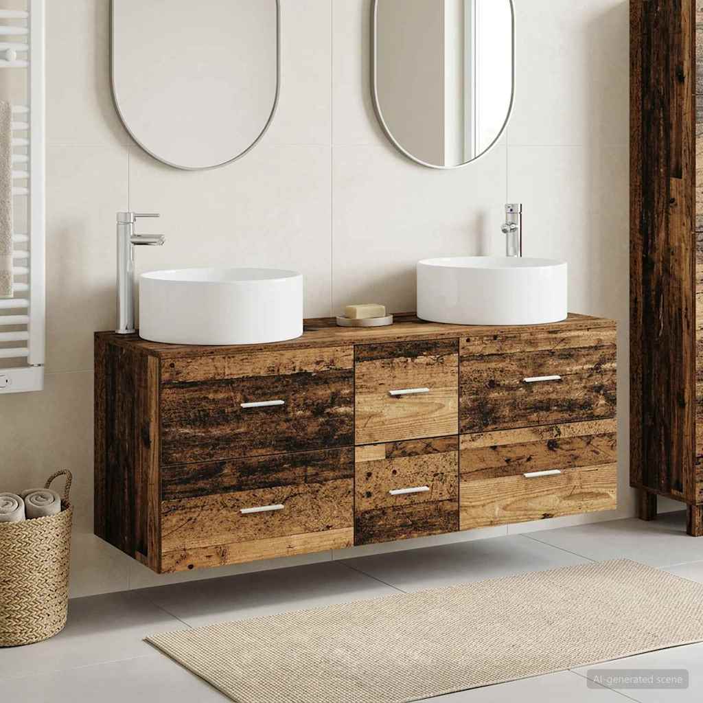 Badevrelsesmbel st 3 stk. Gammelt tr 49,5 x 44,5 x 65,5 cm
