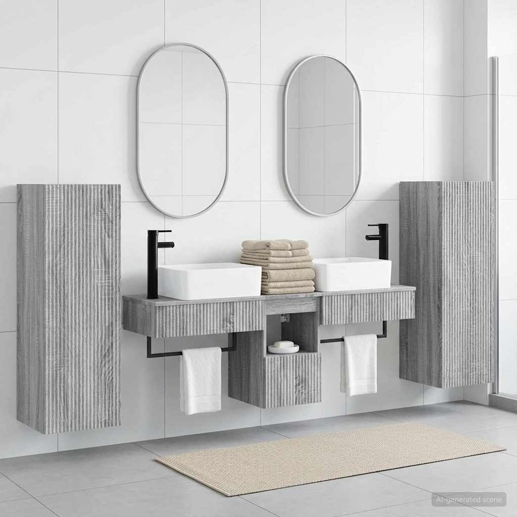 Badevrelsesmbel st 5 stk. Gr Sonoma 33 x 34,5 x 100 cm