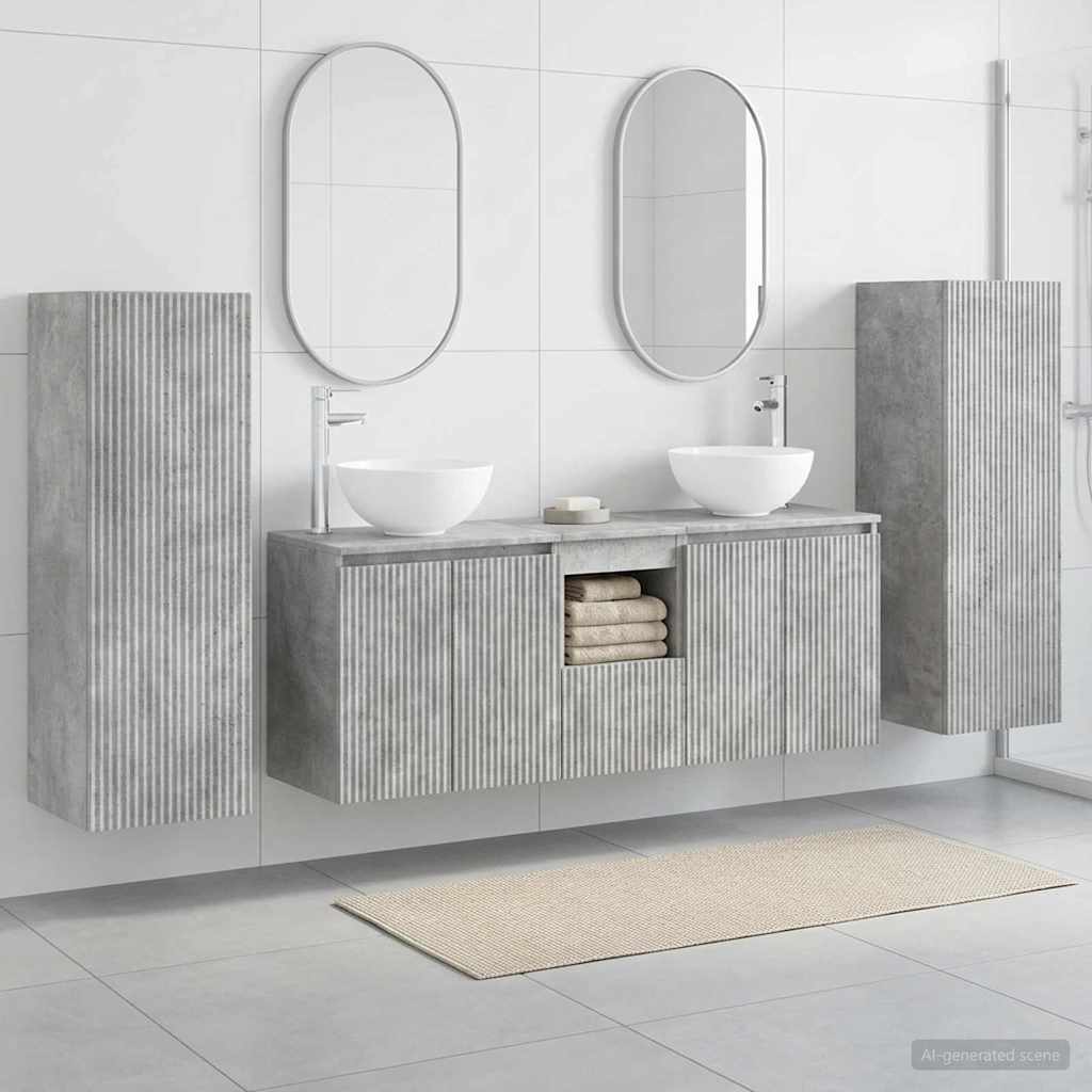 Badevrelsesmbel st 5 stk. Betongr 33 x 34,5 x 100 cm