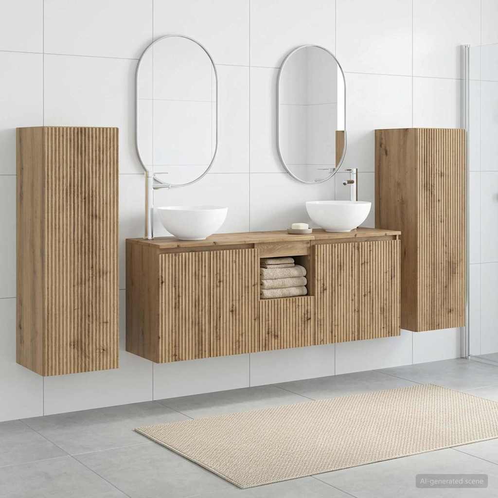 Badevrelsesmbel st 5 stk. Artisan-eg 33 x 34,5 x 100 cm