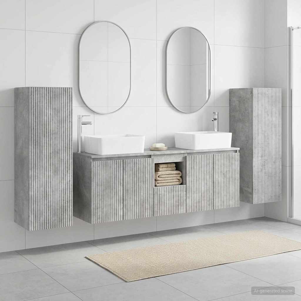 Badevrelsesmbel st 5 stk. Betongr 33 x 34,5 x 100 cm