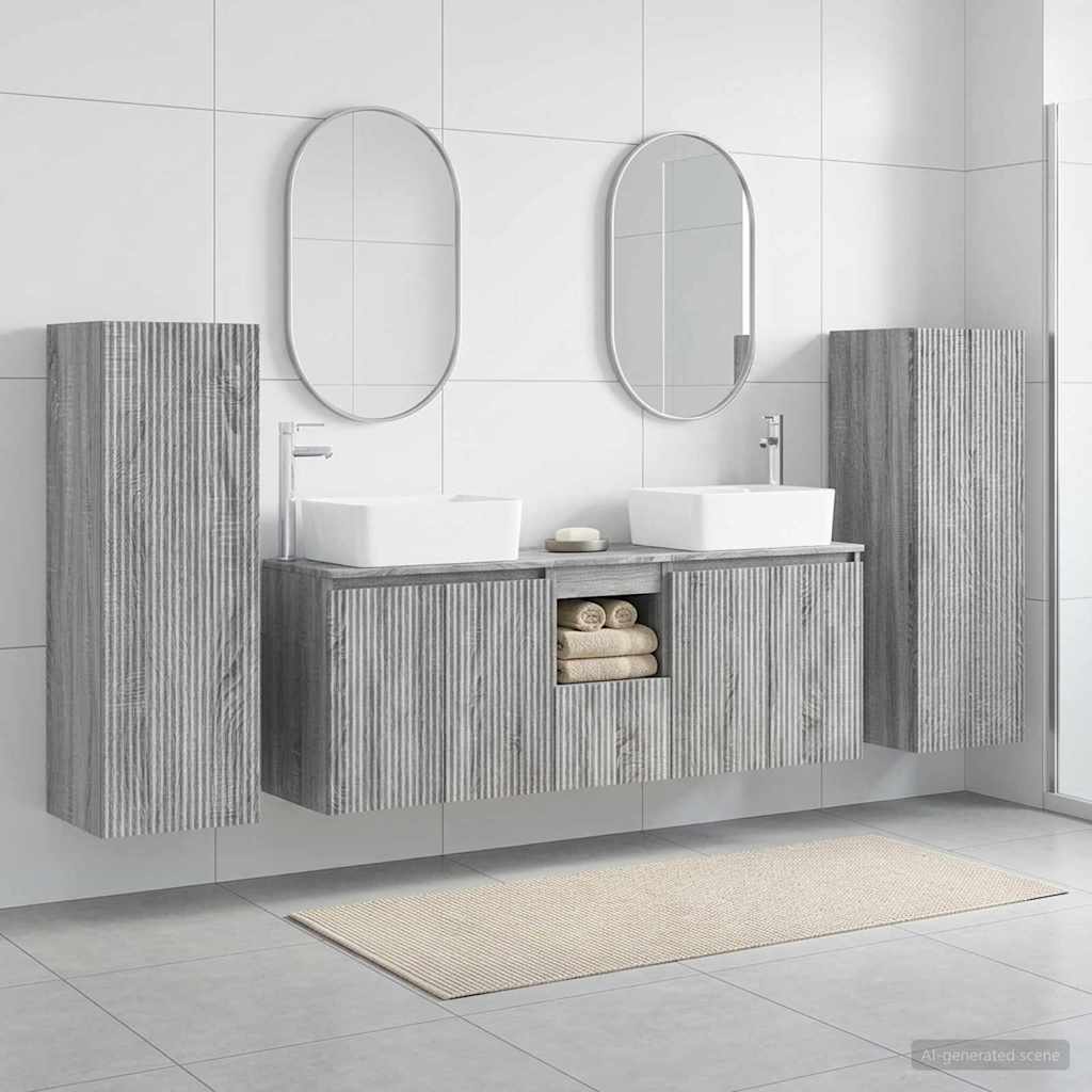 Badevrelsesmbel st 5 stk. Gr Sonoma 33 x 34,5 x 100 cm