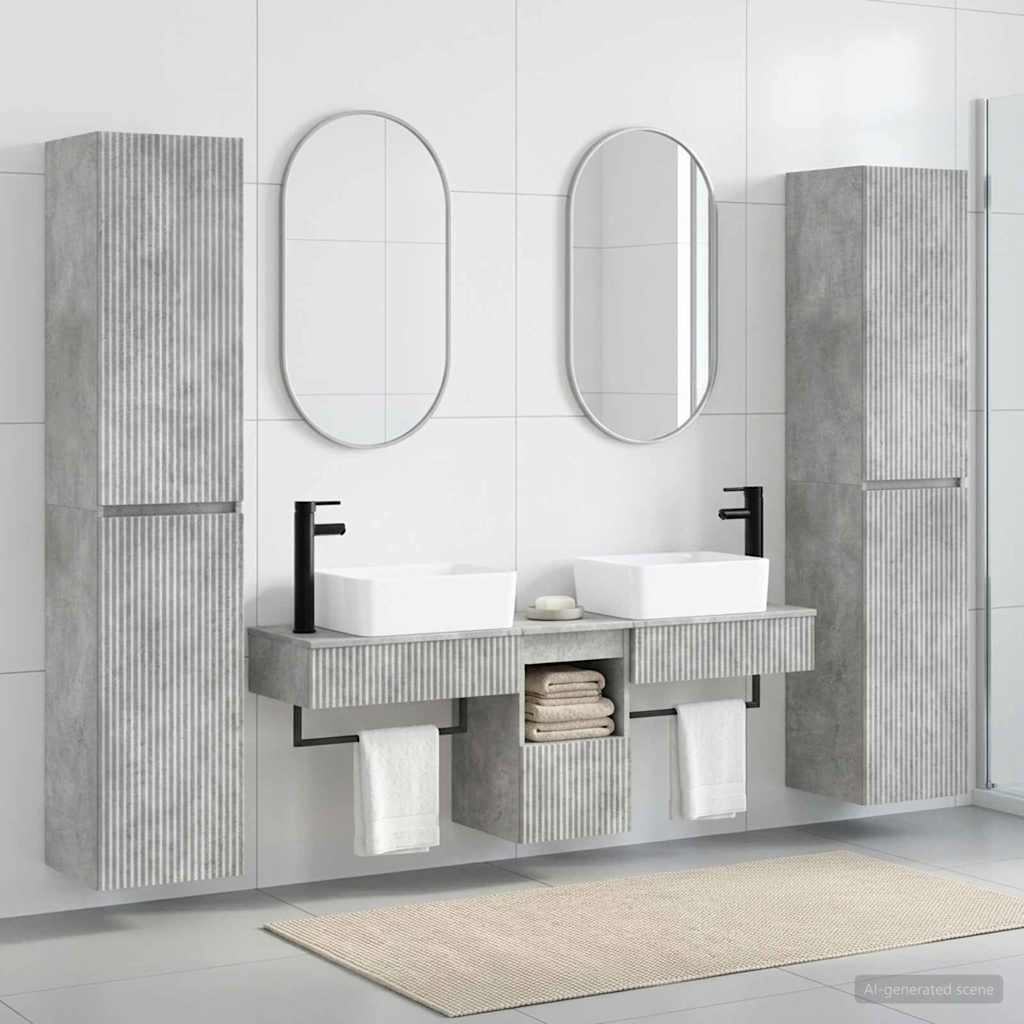 Badevrelsesmbel st 5 stk. Betongr 33 x 34,5 x 160 cm