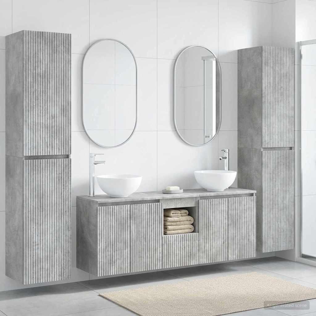 Badevrelsesmbel st 5 stk. Betongr 33 x 34,5 x 160 cm