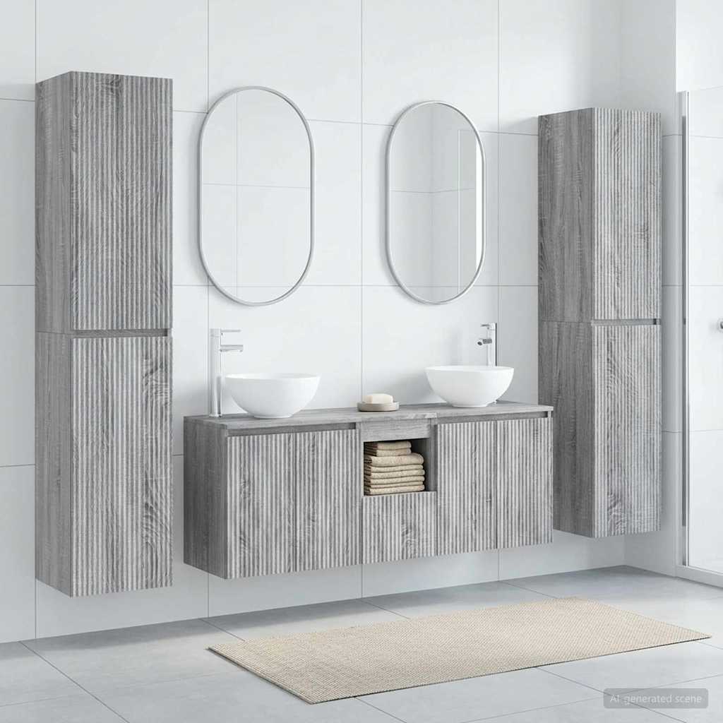 Badevrelsesmbel st 5 stk. Gr Sonoma 33 x 34,5 x 160 cm