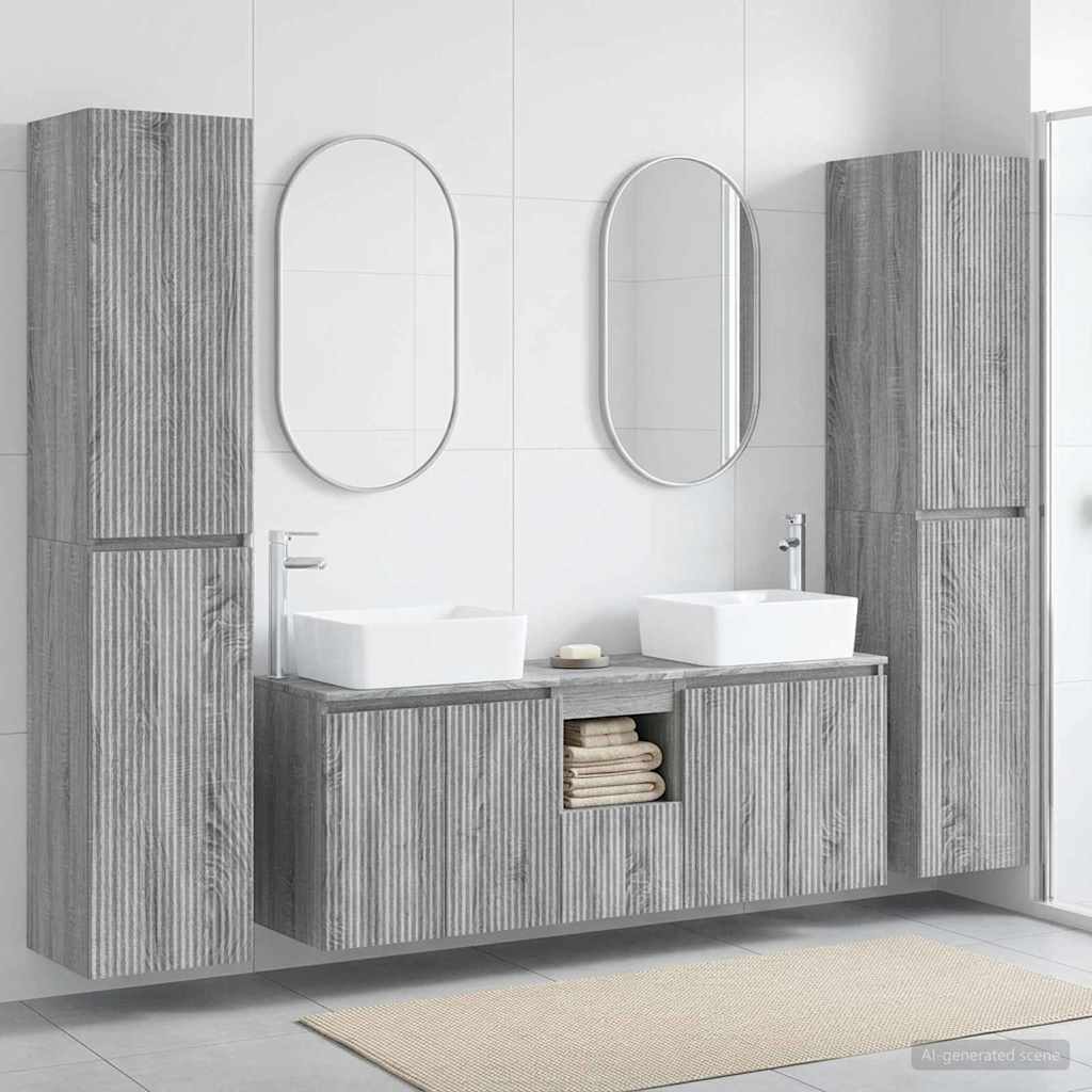 Badevrelsesmbel st 5 stk. Gr Sonoma 33 x 34,5 x 160 cm