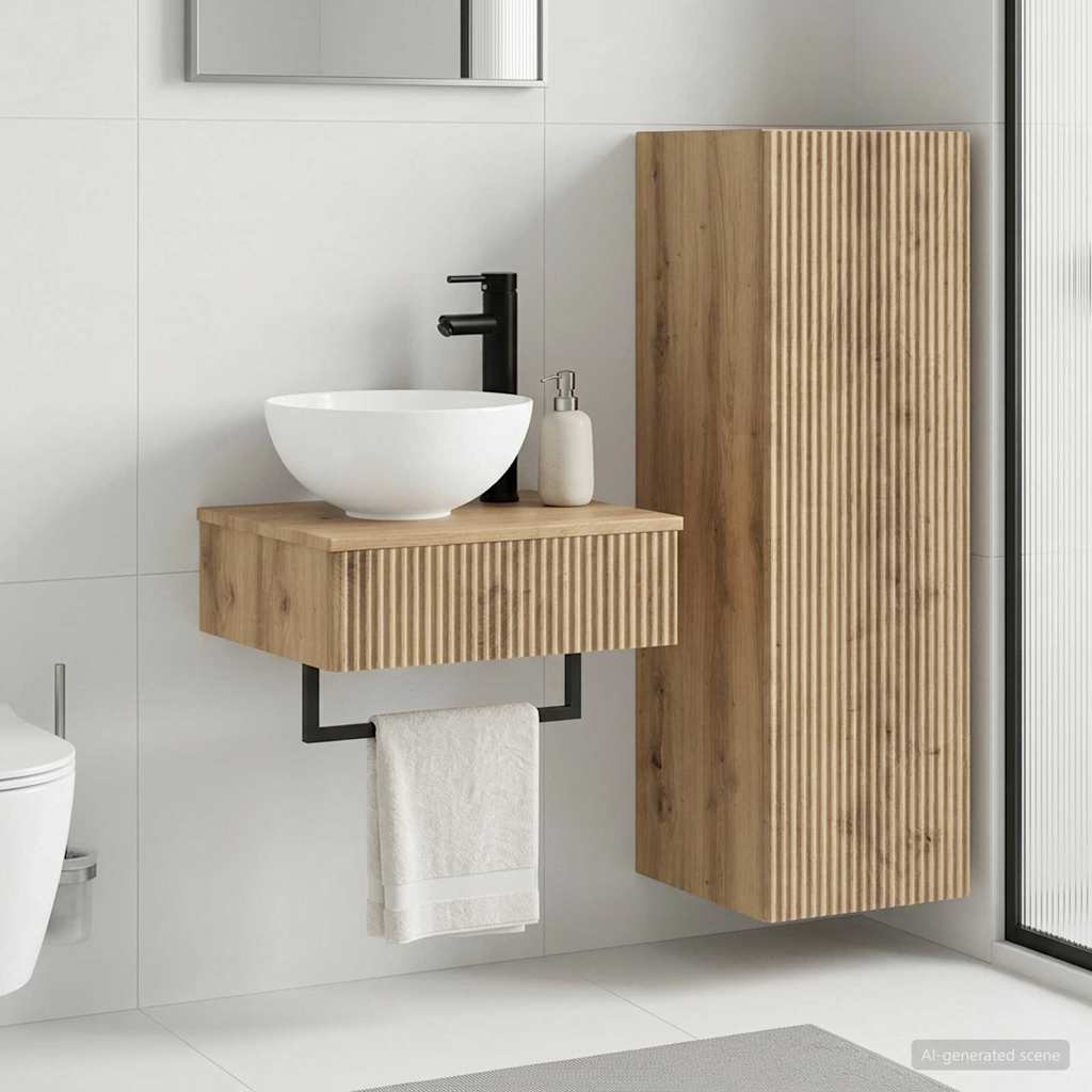 Badevrelsesmbel st 2 stk. Artisan-eg 33 x 34,5 x 100 cm