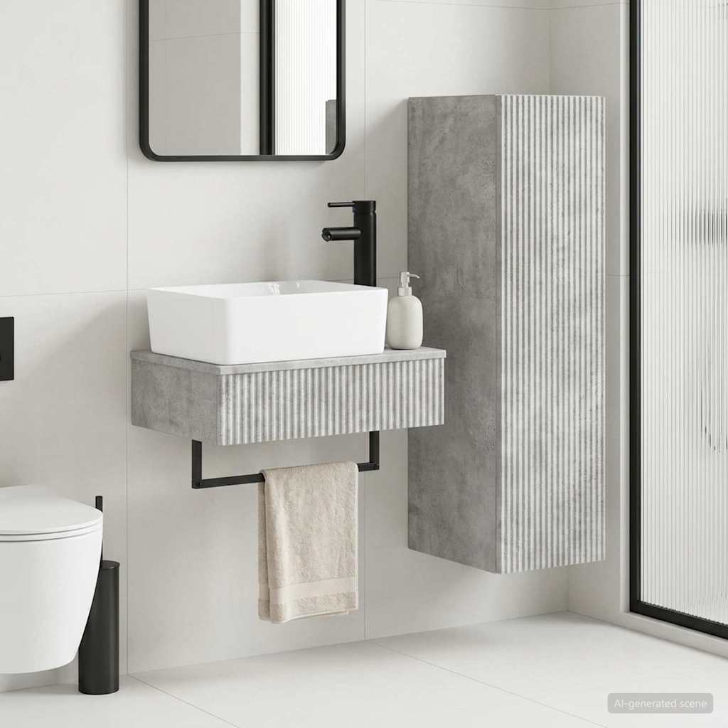 Badevrelsesmbel st 2 stk. Betongr 33 x 34,5 x 100 cm