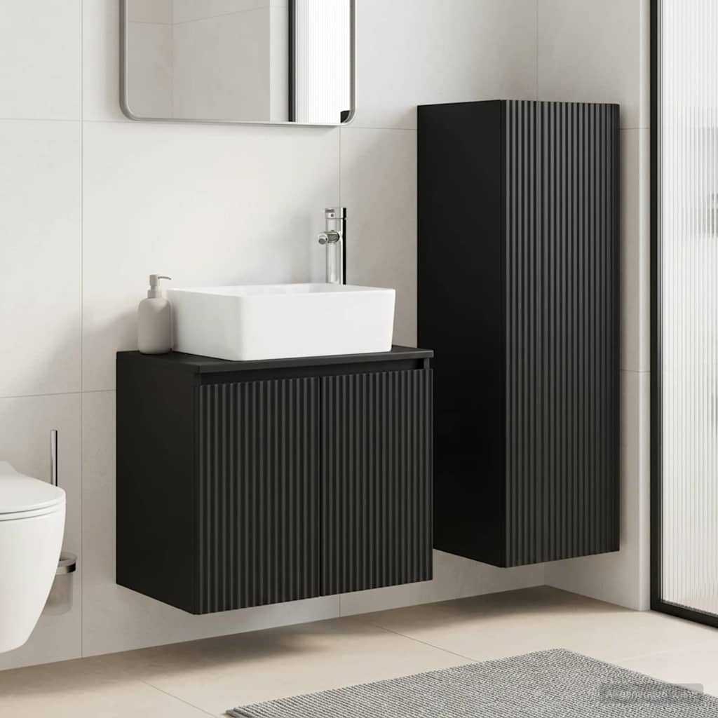 Badevrelsesmbel st 2 stk. Sort 33 x 34,5 x 100 cm