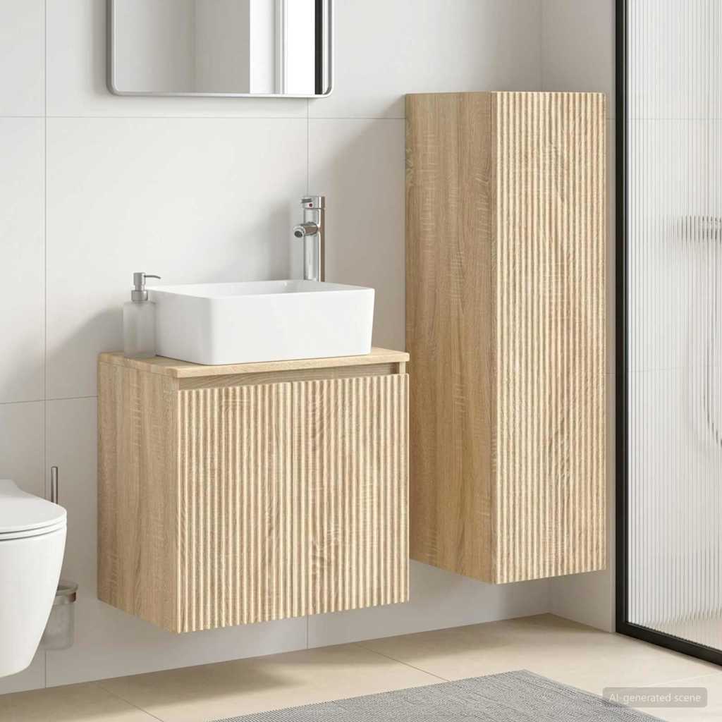 Badevrelsesmbel st 2 stk. Sonoma-eg 33 x 34,5 x 100 cm