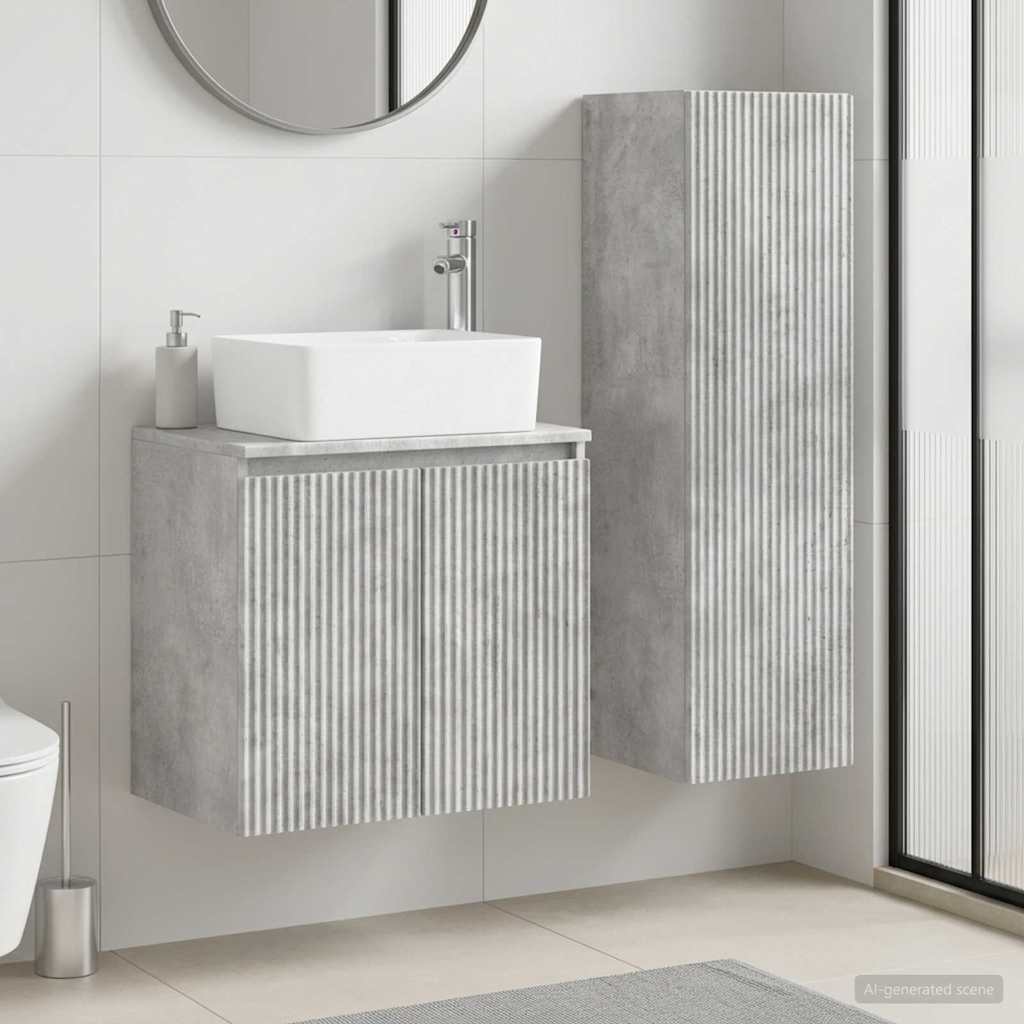 Badevrelsesmbel st 2 stk. Betongr 33 x 34,5 x 100 cm