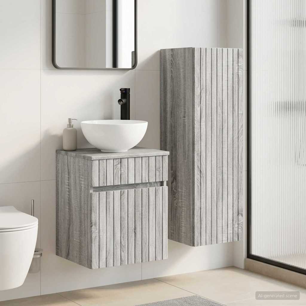 Badevrelsesmbel st 2 stk. Gr Sonoma 33 x 34,5 x 100 cm