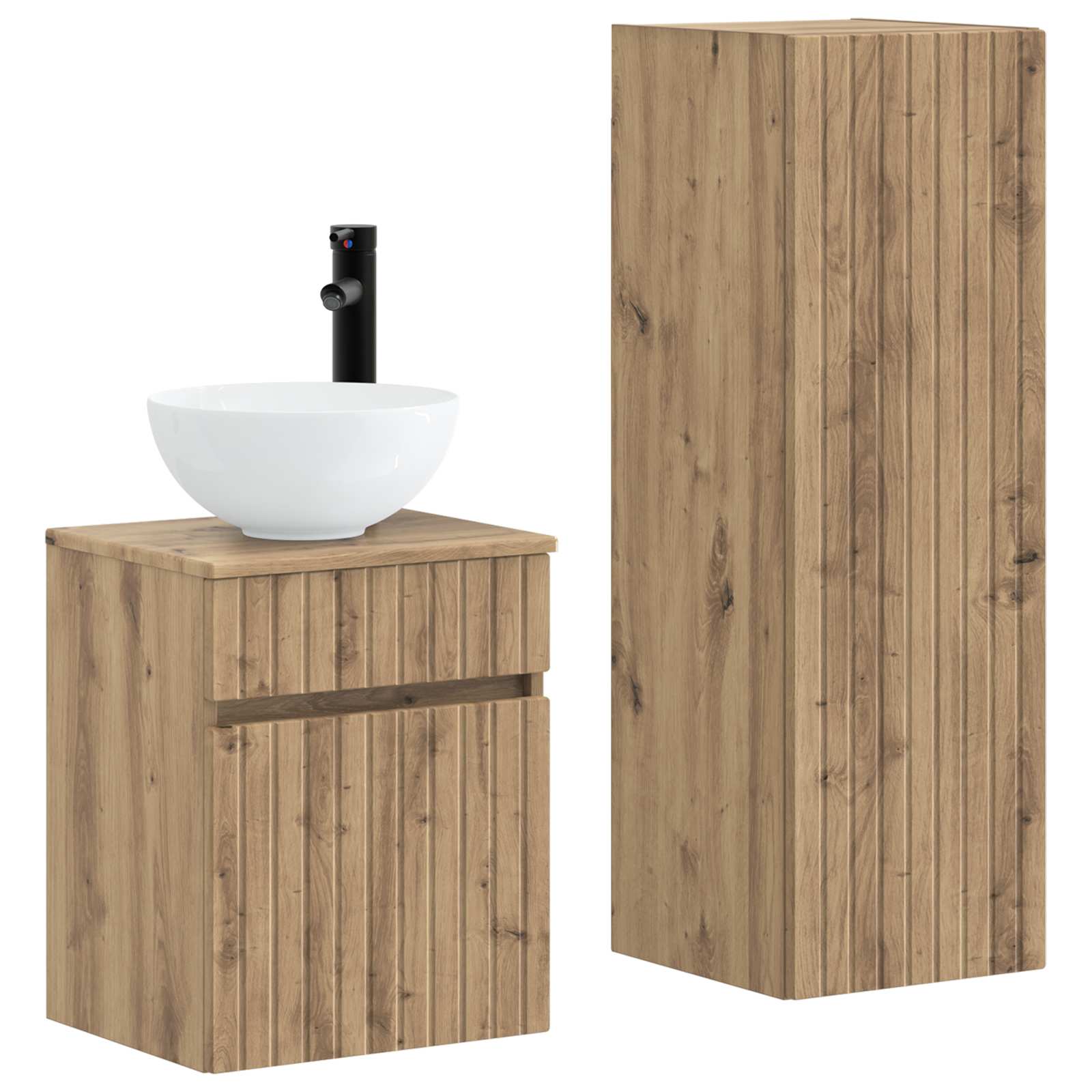 Badevrelsesmbel st 2 stk. Artisan-eg 33 x 34,5 x 100 cm