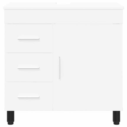 Badeværelse Vaskeskab Hvid 60 x 35 x 60 cm Konstrueret træ