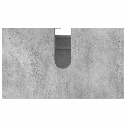 Badeværelse Vaskeskab Betongrå 60 x 35 x 60 cm Konstrueret træ