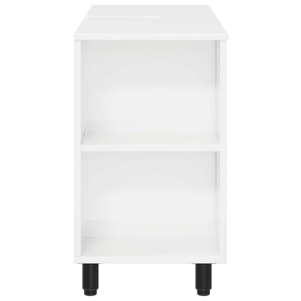 Badeværelse Vaskeskab Hvid højglans 80 x 35 x 60 cm