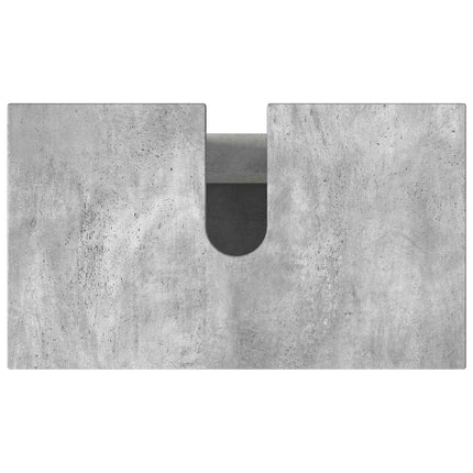Badeværelse Vaskeskab Betongrå 60 x 35 x 60 cm Konstrueret træ