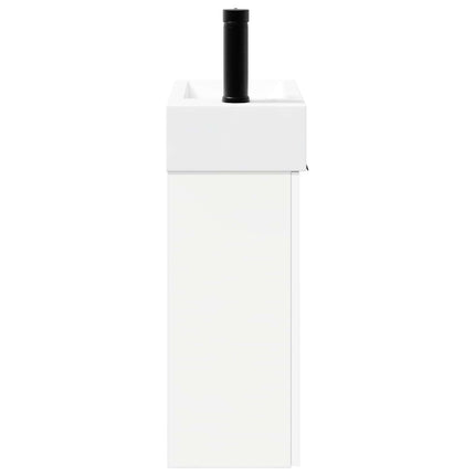 Badeværelses Vanity-enhed med Armatur Hvid 45,5 x 22,5 x 84 cm
