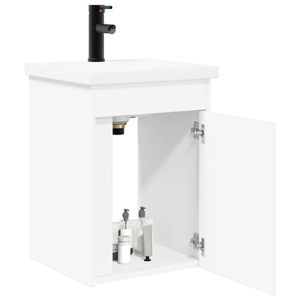 Badeværelses Vanity-enhed med Armatur Hvid 42 x 40 x 74,5 cm