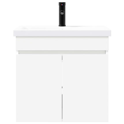 Badeværelses Vanity-enhed med Armatur Hvid 61 x 40 x 74,5 cm