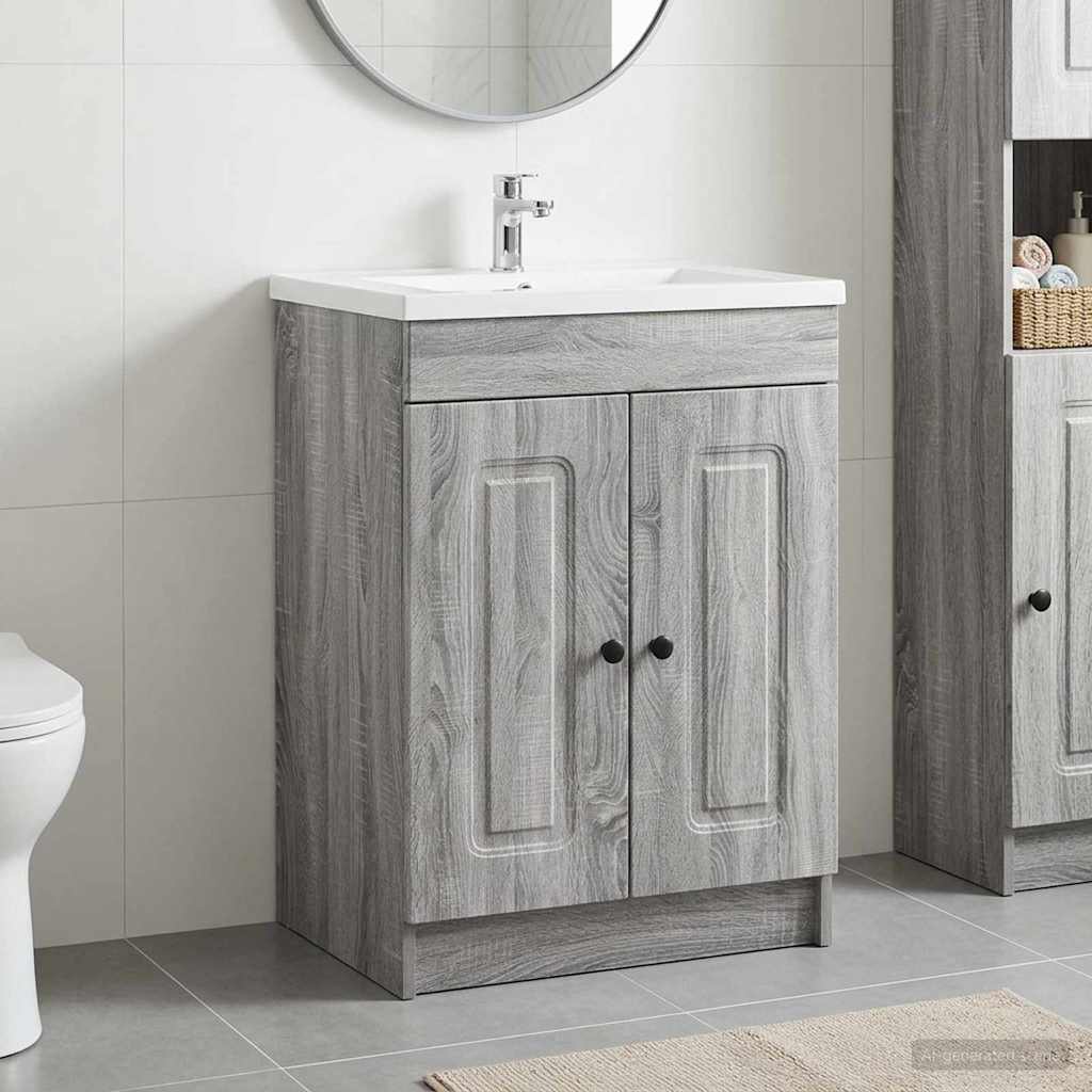 Bad mbel under vasken Gr Sonoma 56 x 37,5 x 81 cm