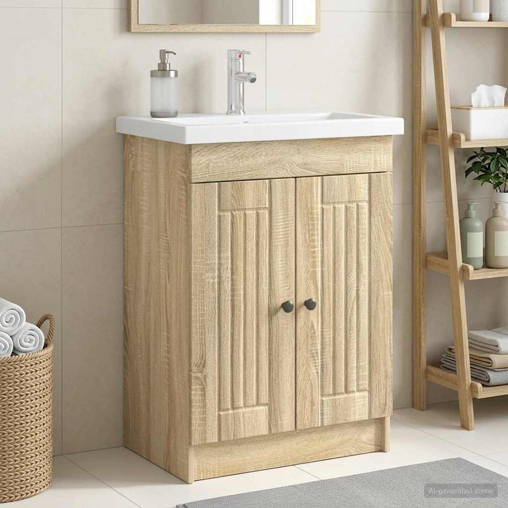 Bad mbel under vasken Sonoma-eg 78,5 x 37,5 x 81 cm
