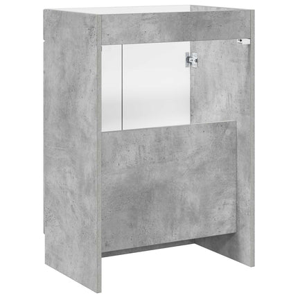 Bad møbel under vasken Betongrå 78,5 x 37,5 x 81 cm