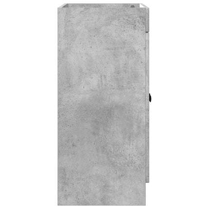 Bad møbel under vasken Betongrå 78,5 x 37,5 x 81 cm