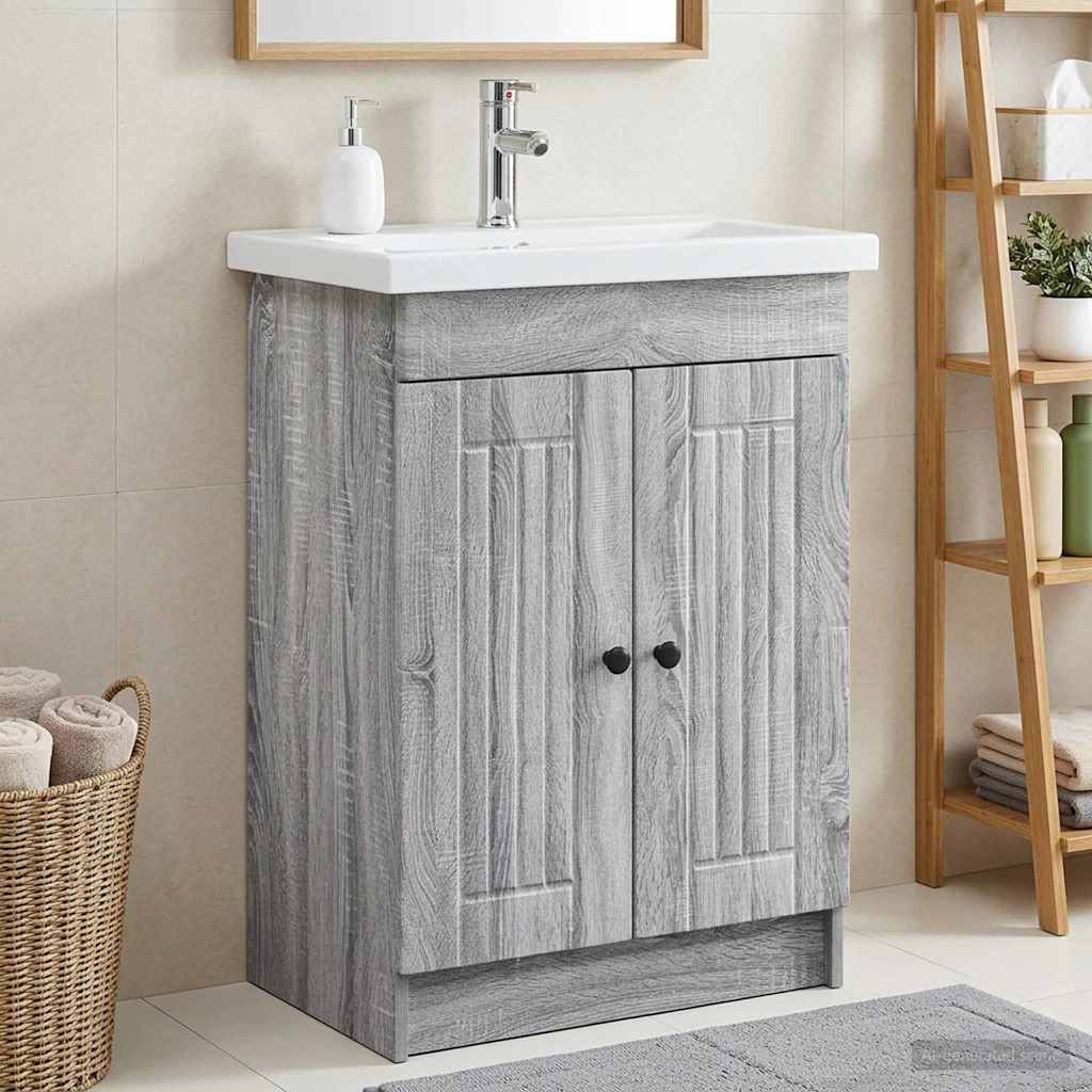 Bad mbel under vasken Gr Sonoma 78,5 x 37,5 x 81 cm