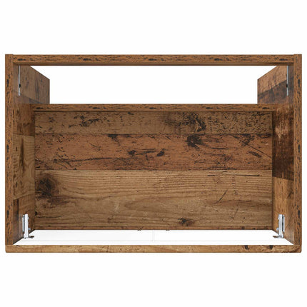 Bad møbel under vasken Gammelt træ 78,5 x 37,5 x 81 cm