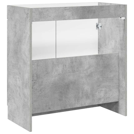 Bad møbel under vasken Betongrå 56 x 37,5 x 81 cm
