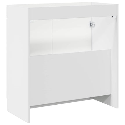 Bad møbel under vasken Hvid 78,5 x 37,5 x 81 cm Konstrueret træ