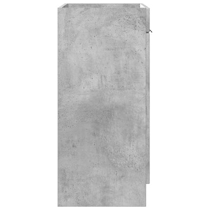 Bad møbel under vasken Betongrå 56 x 37,5 x 81 cm