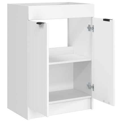 Bad møbel under vasken Hvid 78,5 x 37,5 x 81 cm Konstrueret træ