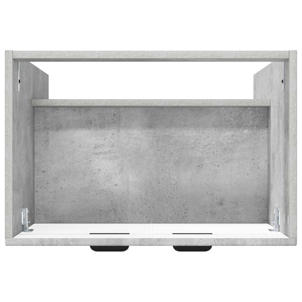 Bad møbel under vasken Betongrå 78,5 x 37,5 x 81 cm