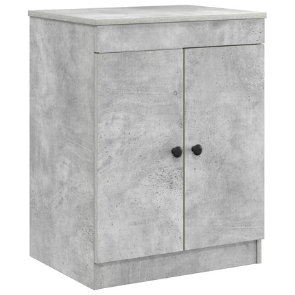 Badeværelsesskab Betongrå 54 x 41 x 70 cm Konstrueret træ