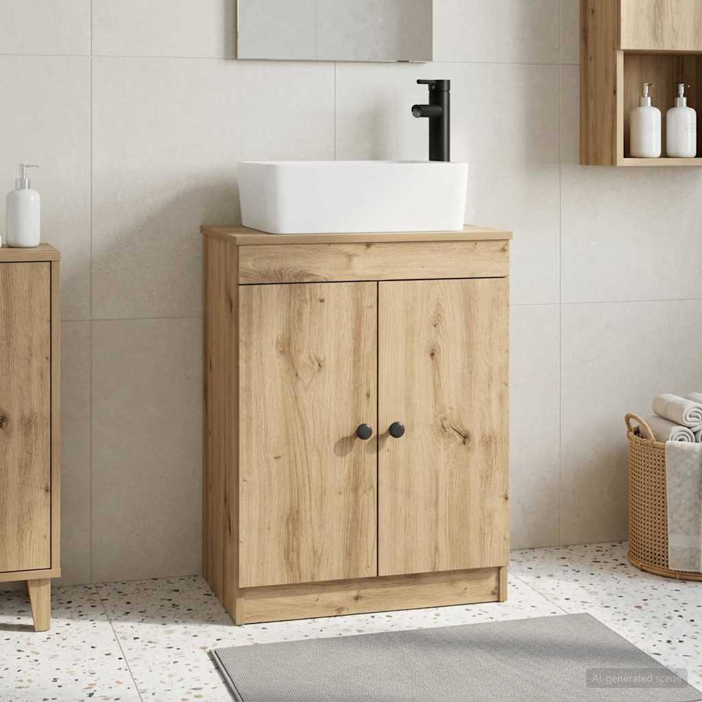 Badevrelsesvask med vask Artisan-eg 54 x 35 x 83 cm