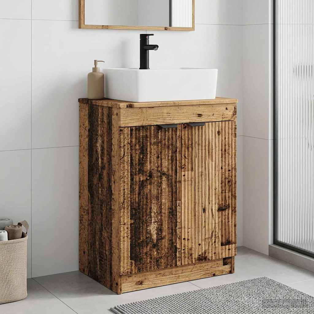 Badevrelsesvask med vask Gammelt tr 54 x 35 x 83 cm