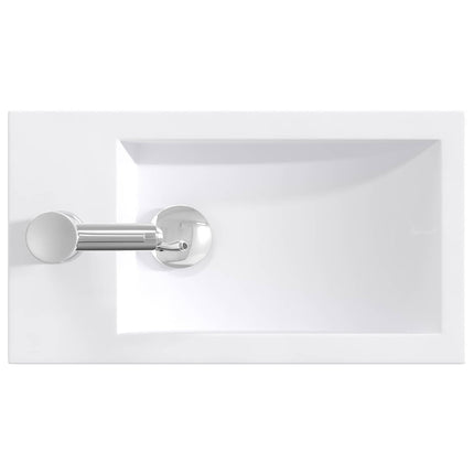 Badeværelses vaskeskål Krom 45,5 x 25,5 x 13 cm Metal