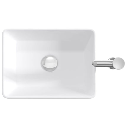 Badeværelses vaskeskål Krom 40,5 x 30,5 x 13 cm Metal