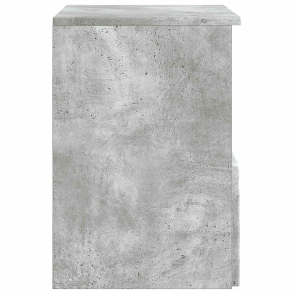 Badeværelsesskab Betongrå 30 x 41 x 50 cm Konstrueret træ