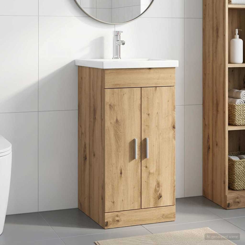Badevrelsesvask med vask Artisan-eg 42 x 40 x 84,5 cm