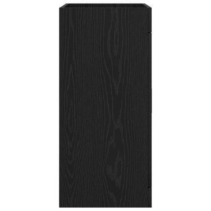 Badeværelse Under Vask Skab Sort eg 78,5 x 37,5 x 81 cm