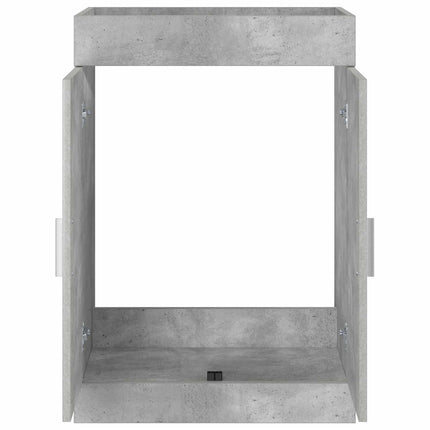 Badeværelse Under Vask Skab Betongrå 78,5 x 37,5 x 81 cm