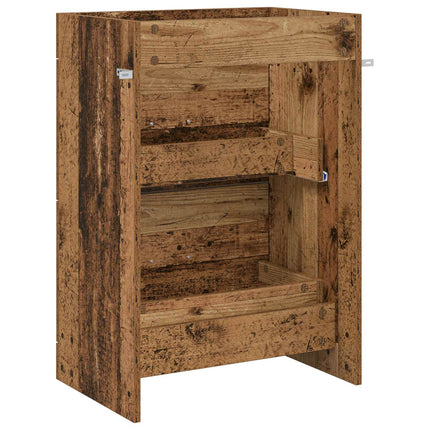 Badeværelse Under Vask Skab Gammelt træ 56 x 37,5 x 81 cm