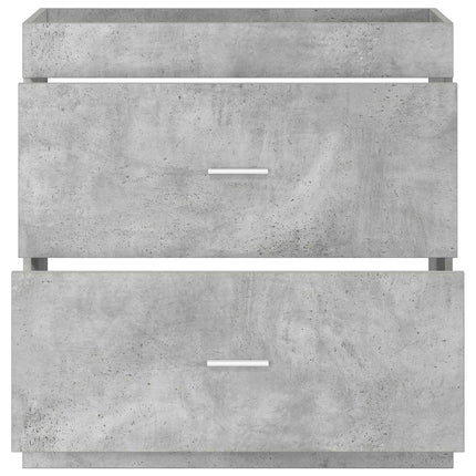 Badeværelse Under Vask Skab Betongrå 78,5 x 37,5 x 81 cm