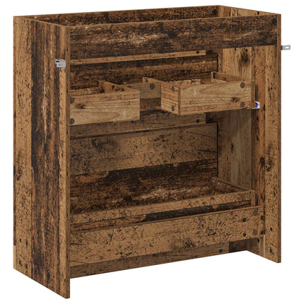 Badeværelse Under Vask Skab Gammelt træ 78,5 x 37,5 x 81 cm